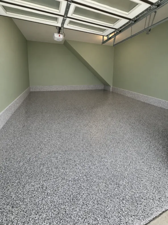 Epoxy garage floor — HIRALEX LLC